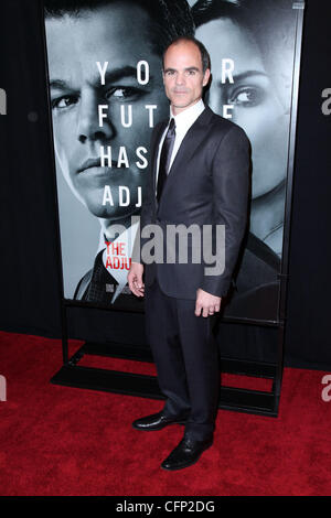 Michael Kelly 'The Adjustment Bureau' - New York Premiere held at the Ziegfeld Theatre New York City, USA - 14.02.11 Stock Photo