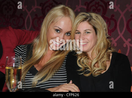 Mary Carey and Jennifer Carroll Mary Carey and her husband Mario Monge have dinner at Eric Ripert's 10 Arts Restaurant, Ritz Carlton Philadelphia, PA USA - 01.02.11 Stock Photo