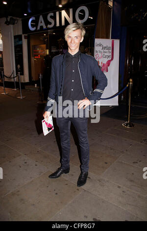 Harry Derbridge Press night for 'My Trip Down The Pink Carpet' at the Apollo Theatre - After Party held at Cafe de Paris London, England - 03.02.11 Stock Photo