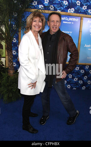 Sharon O'Connor, Director Dennis Dugan  Premiere of 'Just Go With It' at the Ziegfeld Theatre - Arrivals New York City, USA - 08.02.11 Stock Photo