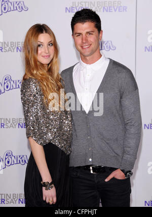 Whitney Port Los Angeles Premiere of 'Justin Bieber: Never Say Never' held at Nokia Theatre L.A. Live Los Angeles, California - 08.02.11 Stock Photo