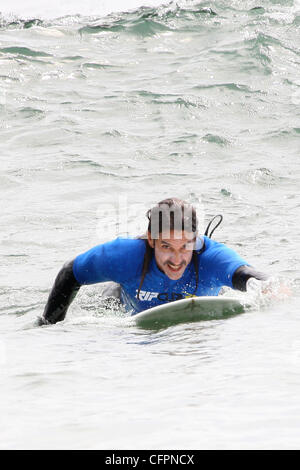 Anthony Kiedis Surfrider Foundation's 5th Annual Celebrity Expression Session at First Point, Surfrider Beach in Malibu Los Angeles, California - 11.09.10 Stock Photo