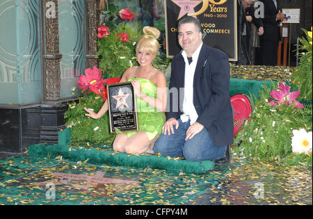 Tinker Bell The 2,418th star on the Hollywood Walk of Fame  Los Angeles, California - 21.09.10 Stock Photo