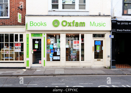 Oxfam charity music shop UK Stock Photo