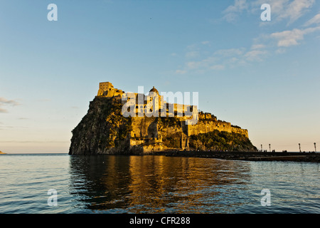 Ischia Ponte, Aragonese Castle, Ischia, Gulf of Naples, Campania region, Italy, Europe Stock Photo