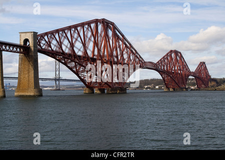 World famous Forth Rail Bridge Stock Photo