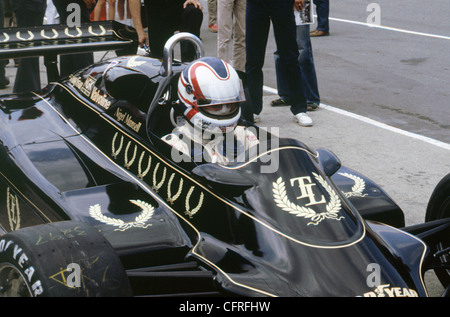 Nigel Mansell in Lotus 91 at 1982 British Grand Prix Stock Photo