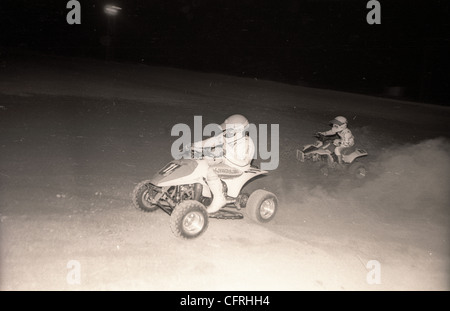 Quadrunners flat track racing at Spinners motorcycle track in ...