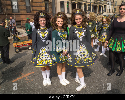 Everyone is Irish on St. Patrick's Day. Brooklyn Irish American Day Parade  Stock Photo - Alamy