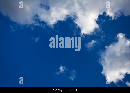 Blue sky and white clouds Stock Photo