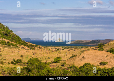 Landscape of the Antsiranana bay (Diego Suarez), northern Madagascar Stock Photo