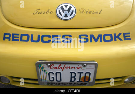 Dec 09, 2006; Santa Monica, CA, USA; A Biodiesel Volkswagen car at the Alternative Car and Transportation Expo. Mandatory Credit: Photo by Marianna Day Massey/ZUMA Press. (©) Copyright 2006 by Marianna Day Massey Stock Photo