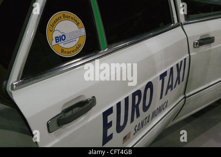 Dec 09, 2006; Santa Monica, CA, USA; A BioDiesel Taxi on display at the Alternative Car and Transportaiton Expo. Mandatory Credit: Photo by Marianna Day Massey/ZUMA Press. (©) Copyright 2006 by Marianna Day Massey Stock Photo