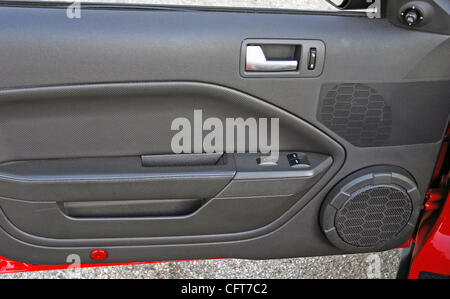 2007 Ford Shelby GT500 Mustang door trim Stock Photo