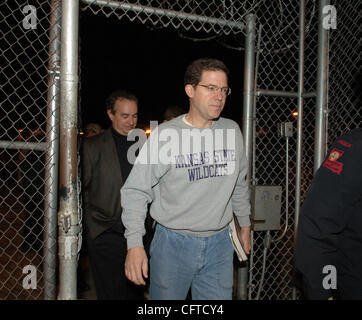 Sen. Sam Brownback (R-Kansas) announcing his presidential bid today. Jan 6 2007. A strong supporter of prison reform, he is visitng Louisiana State Prison at Angola Dec 06. ©Robin Nelson Stock Photo