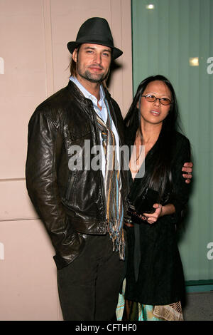 Jan 13, 2007; North Hollywood, California, USA; Actor JOSH HOLLOWAY & Wife YESSICA at An Evening With 'LOST' held at the Academy of Television 's Leonard Goldenson Theatre. Mandatory Credit: Photo by Lisa O'Connor/ZUMA Press. (©) Copyright 2007 by Lisa O'Connor Stock Photo