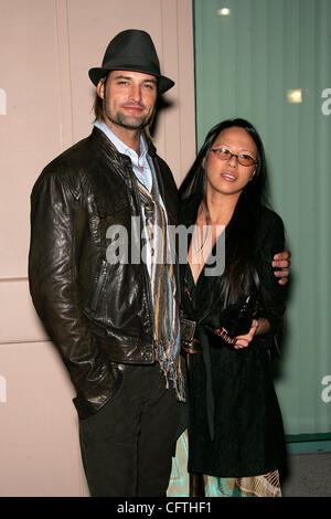 Jan 13, 2007; North Hollywood, California, USA; Actor JOSH HOLLOWAY & Wife YESSICA at An Evening With 'LOST' held at the Academy of Television 's Leonard Goldenson Theatre. Mandatory Credit: Photo by Lisa O'Connor/ZUMA Press. (©) Copyright 2007 by Lisa O'Connor Stock Photo