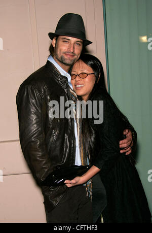 Jan 13, 2007; North Hollywood, California, USA; Actor JOSH HOLLOWAY & Wife YESSICA at An Evening With 'LOST' held at the Academy of Television 's Leonard Goldenson Theatre. Mandatory Credit: Photo by Lisa O'Connor/ZUMA Press. (©) Copyright 2007 by Lisa O'Connor Stock Photo