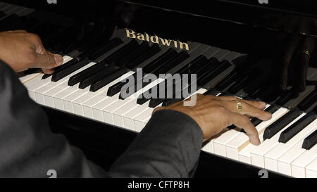 January 19, 2007; Anaheim, CA, USA; Musician HENRY BUTLER plays in the Baldwin Piano booth at The NAMM Show '07. Mandatory Credit: Photo by Vaughn Youtz/ZUMA Press. (©) Copyright 2007 by Vaughn Youtz. Stock Photo