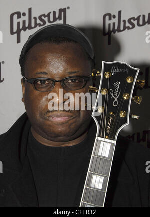 January 20, 2007; Anaheim, CA, USA; Musician RONNIE JORDAN in the Gibson Guitar Corporation's booth at The NAMM Show '07. Mandatory Credit: Photo by Vaughn Youtz/ZUMA Press. (©) Copyright 2007 by Vaughn Youtz. Stock Photo