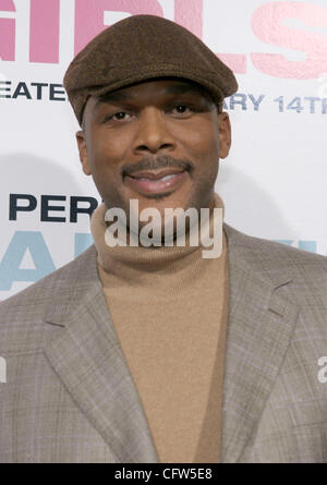 Feb 07, 2007 - Hollywood, CA, USA - Writer, director and actor TYLER PERRY arrives at the 'Daddy's Little Girls' Premiere at the Arclight cinema in Hollywood. (Credit Image: © Marianna Day Massey/ZUMA Press) Stock Photo