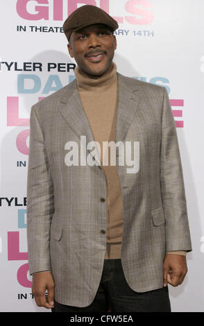 Feb 07, 2007 - Hollywood, CA, USA - Writer, director and actor TYLER PERRY arrives at the 'Daddy's Little Girls' Premiere at the Arclight cinema in Hollywood. (Credit Image: © Marianna Day Massey/ZUMA Press) Stock Photo