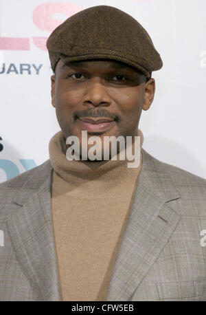 Feb 07, 2007 - Hollywood, CA, USA - Writer, director and actor TYLER PERRY arrives at the 'Daddy's Little Girls' Premiere at the Arclight cinema in Hollywood. (Credit Image: © Marianna Day Massey/ZUMA Press) Stock Photo