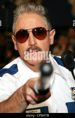 © 2007 Jerome Ware/Zuma Press  Actor CARLOS ALAZRAQUI during arrivals at the Premiere of Reno 911!: Miami held at Mann's Grauman Chinese Theater in Hollywood, CA.  Thursday, February 15, 2007 Mann's Grauman Chinese Theater Hollywood, CA Stock Photo