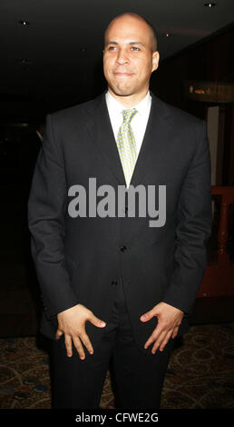 Feb 22, 2007; New York, NY, USA; Mayor of Newark, New Jersey, CORY BOOKER at the 27th Annual Benefit Gala for One Hundred Black Men, Inc. at the New York Hilton Hotel. Mandatory Credit: Photo by Nancy Kaszerman/ZUMA Press. (©) Copyright 2007 by Nancy Kaszerman Stock Photo