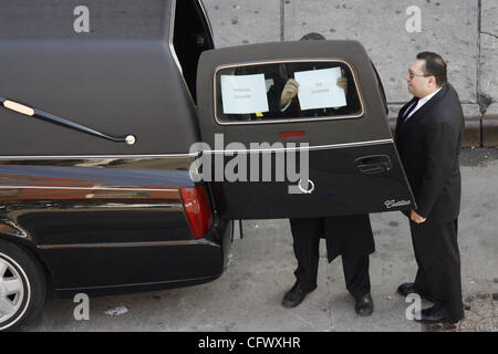 Mar 12, 2007 - Bronx, New York, USA - The pine casket of Mahamadou