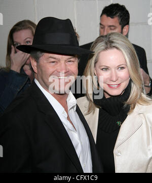 Mar 18, 2007 - Los Angeles, CA, USA - MICKEY DOLENZ and wife DONNA QUINTER at the Los Angeles premiere of the film 'The Hoax' held at the Mann Festival Westwood Village. (Credit Image: © Camilla Zenz/ZUMA Press) Stock Photo