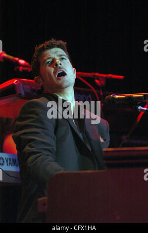 Robin Thicke during his opening set @ the Norva in Norfolk VA. March 18th Stock Photo