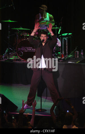 Robin Thicke during his opening set @ the Norva in Norfolk VA. March 18th Stock Photo