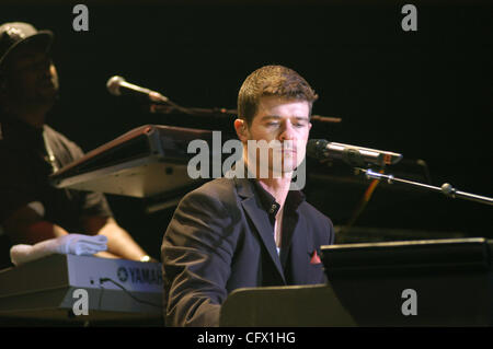 Robin Thicke during his opening set @ the Norva in Norfolk VA. March 18th Stock Photo