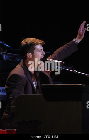 Robin Thicke during his opening set @ the Norva in Norfolk VA. March 18th Stock Photo