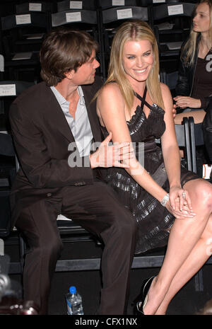 Mar 18, 2007; Los Angeles,  USA;  Actor JERRY O'CONNELL  and Actress REBECCA ROMIJN  at the Mercedes Benz 2007 Fall/Winter Los Angeles Fashion Week held at Smashbox Studios, Culver City.                               Mandatory Credit: Photo by Paul Fenton/ZUMA Press. (©) Copyright 2007 by  Paul Fent Stock Photo