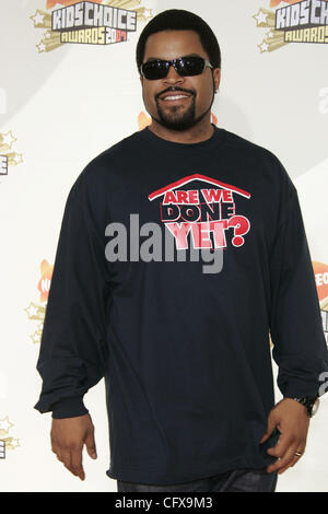 Mar 31, 2007 - Westwood, CA, USA - Actor/rap artist ICE CUBE at Nickelodeon's 20th Annual Kids' Choice Awards 2007 held at UCLA's Pauley Pavilion.  (Credit Image: © Lisa O'Connor/ZUMA Press) Stock Photo