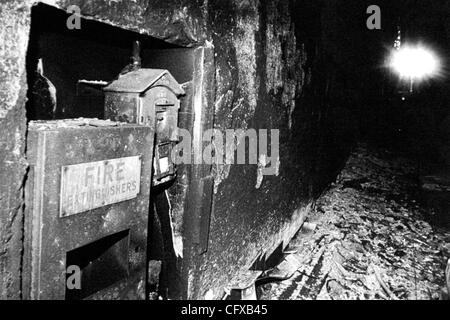 FILE --  The April 7, 1982 Caldecott Tunnel auto accident and fire killed several people. (Contra Costa Times) Stock Photo