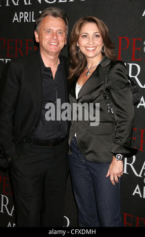 Apr 10, 2007 - New York, NY, USA - PAT SAJAK AND GUEST at the arrivals for the New York premiere of 'Perfect Stranger' held at the Ziegfeld Theater. (Credit Image: © Nancy Kaszerman/ZUMA Press) Stock Photo