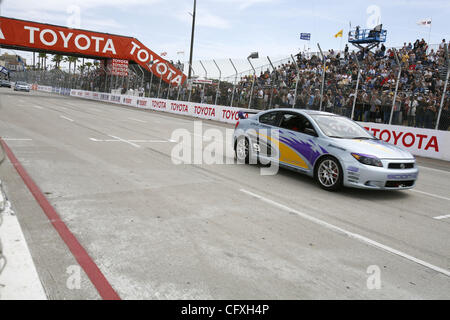 Apr 14, 2007 - Long Beach, CA, USA - DAVE MIRRA, winner of the Pro/Celebrity Race - part of the 33rd Annual Toyota Grand Prix of Long Beach. (Credit Image: © Kayte Deioma/ZUMA Press) Stock Photo