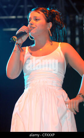 Apr. 29, 2007 - Indio, California, USA -Singer LILY ALLEN performs live as part of the 2007 Coachella Music and Arts Festival that took place at the Empire Polo Field.  Copyright 2007 Jason Moore. Mandatory Credit: Jason Moore Stock Photo