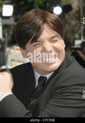 May 06, 2007; Hollywood, California, USA; Actor MIKE MYERS  at the 'Shrek The Third' Hollywood Premiere held at Mann's Village Theater, Westwood. Mandatory Credit: Photo by Paul Fenton/ZUMA Press. (©) Copyright 2007 by Paul Fenton Stock Photo