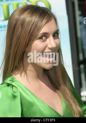 May 06, 2007; Hollywood, California, USA; Actress ALYSON STONER at the 'Shrek The Third' Hollywood Premiere held at Mann's Village Theater, Westwood. Mandatory Credit: Photo by Paul Fenton/ZUMA Press. (©) Copyright 2007 by Paul Fenton Stock Photo