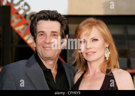 May 22, 2007 - Hollywood, California, USA - Actress MARG HELGENBERGER & Actor ALAN ROSENBERG at the 'Mr. Brooks' Hollywood Premiere held at the Mann Chinese Theatre. (Credit Image: © Lisa O'Connor/ZUMA Press) Stock Photo