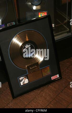 May 29, 2007 - Hollywood, California, U.S. - K53260EG.A PREVIEW OF THE JACKSON FAMILY AUCTION  AT THE HARD ROCK HOTEL AND CASINO, LAS VEGAS NV 05-28-2007.  -   2007.GOLD RECORDS(Credit Image: Â© Ed Geller/Globe Photos/ZUMAPRESS.com) Stock Photo