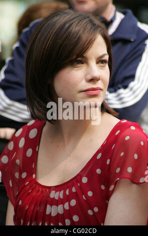 Jun 07, 2007 - New York, NY, USA - Actress MICHELLE MONAGHAN films her new movie 'Made of Honor' outside of Saks Fifth Avenue. (Credit Image: © Nancy Kaszerman/ZUMA Press) Stock Photo