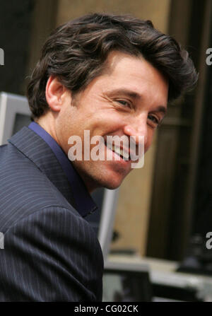 Jun 07, 2007 - New York, NY, USA - Actor PATRICK DEMPSEY films his new movie 'Made of Honor' outside of Saks Fifth Avenue.  (Credit Image: © Nancy Kaszerman/ZUMA Press) Stock Photo