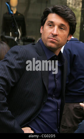 Jun 07, 2007 - New York, NY, USA - Actor PATRICK DEMPSEY films his new movie 'Made of Honor' outside of Saks Fifth Avenue. (Credit Image: © Nancy Kaszerman/ZUMA Press) Stock Photo