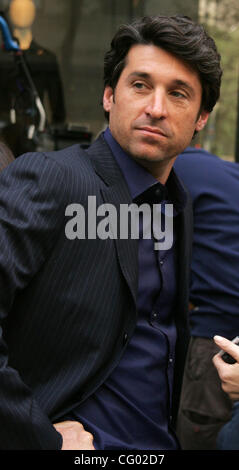 Jun 07, 2007 - New York, NY, USA - Actor PATRICK DEMPSEY films his new movie 'Made of Honor' outside of Saks Fifth Avenue. (Credit Image: © Nancy Kaszerman/ZUMA Press) Stock Photo