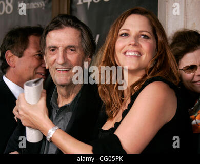 Jun 12, 2007 - Westwood, California, USA - Actress MARY McCORMACK & Actor HARRY DEAN STANTON at the '1408' World Premiere  held at the National Theatre. (Credit Image: © Lisa O'Connor/ZUMA Press) Stock Photo